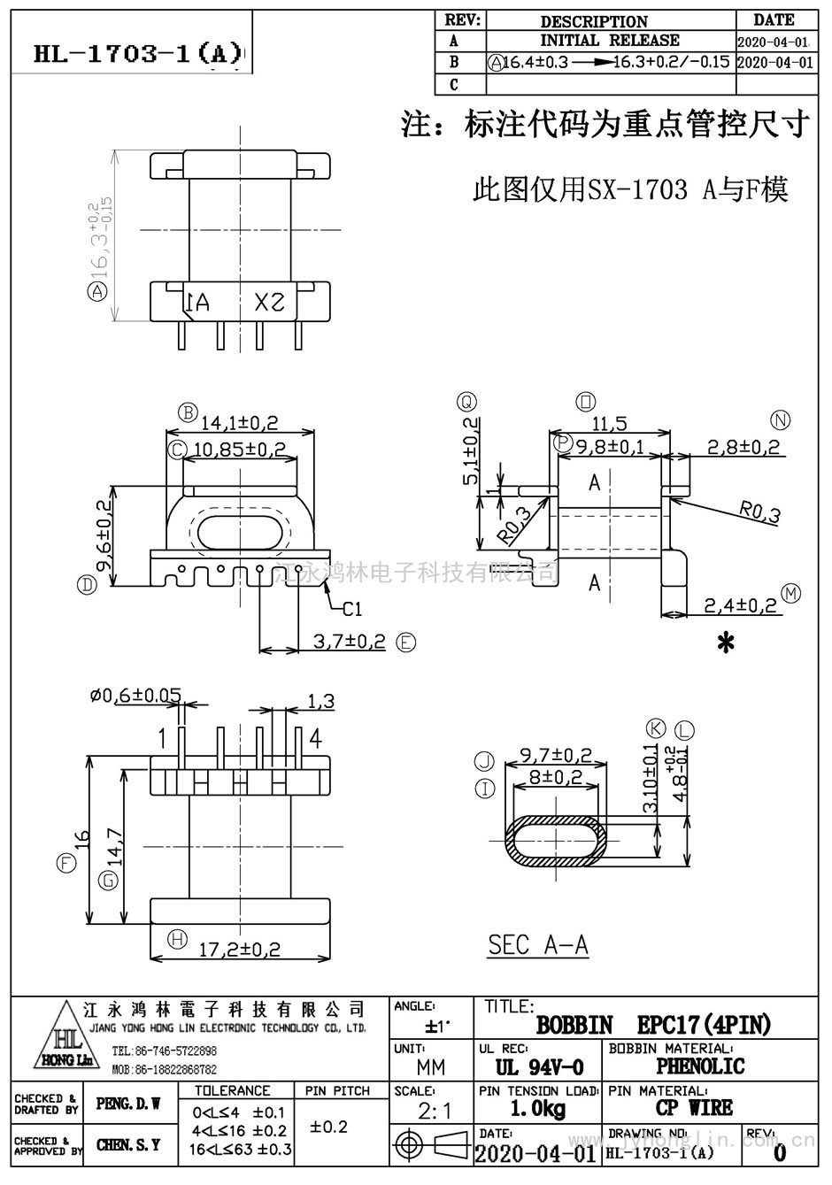 HL-1703-1/EPC-17卧式(4P)