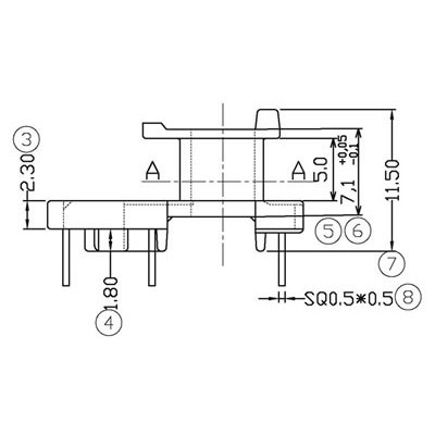 HL-1241-1/EM-12.4卧式(5+4P)