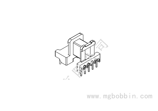 EE-1626  卧式5+4PIN图2