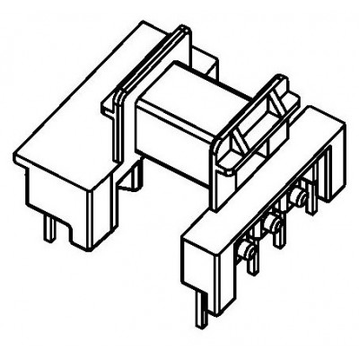 RH-EE-1622/EE-16卧式 (5+4PIN)