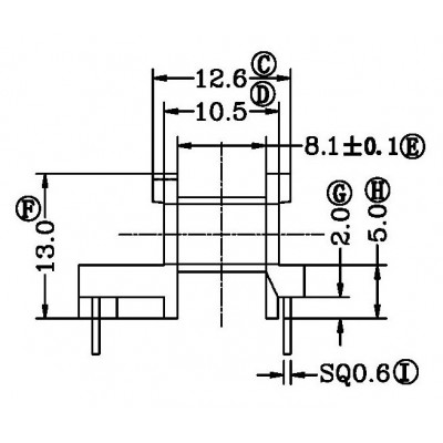 RH-EE-1635/EE-16卧式 (5+3PIN)