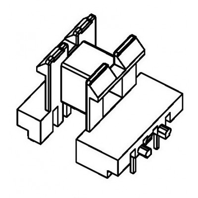 RH-EE-2204/EE-22卧式 (5+4PIN)