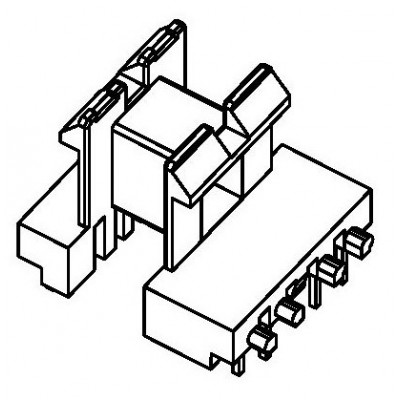 RH-EE-2204-2/EE-22卧式 (5+4PIN)