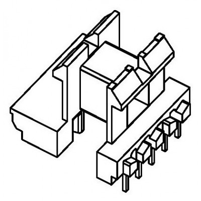 RH-EE-2205/EE-22卧式 (5+4PIN)