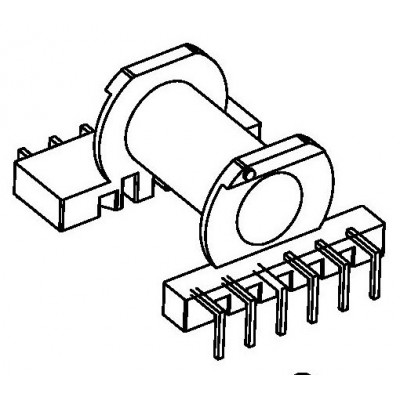 RH-ER-2834/ER-28卧式 (6+6PIN)