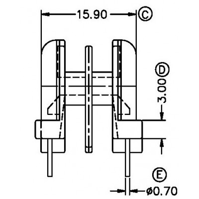 RH-UU-1052-2/UU-10卧式 (2+2PIN)