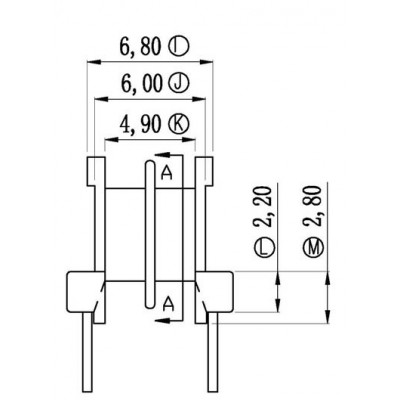 ST-EE-8.3/EE-8.3卧式(2+2)PIN