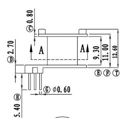 ST-RM-0802/RM-08立式(单边6PIN)