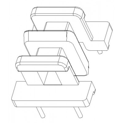 EE1201/EE12卧式(2+2)PIN