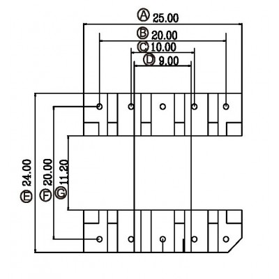 金达成-EE-2518/EE25卧式(5+5)PIN