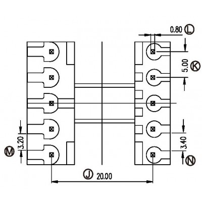 金达成-EF-2025/EF20卧式(5+5)PIN