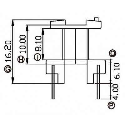 金达成-EI-1640/EI16立式(6+4)PIN