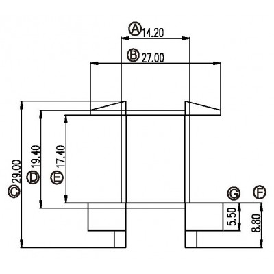 金达成-EI-4028/EI40立式(6+6)PIN
