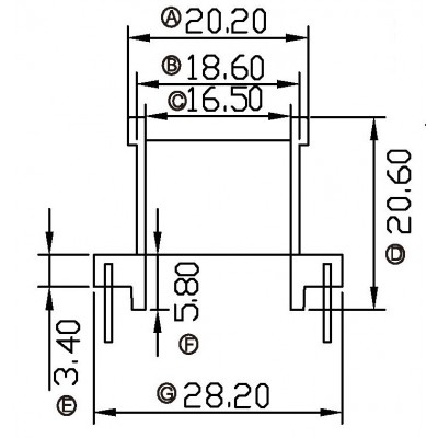 金达成-ER-2812/ER28卧式(6+6)PIN