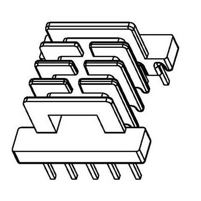 EFD-15/EFD15卧式四槽(5+5PIN)