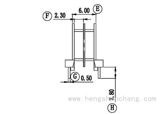 EOP-9.5/EOP9.卧式双槽(4+4PIN)