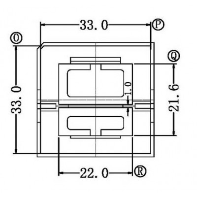 ETD-34-1/ETD34外壳(NO PIN)