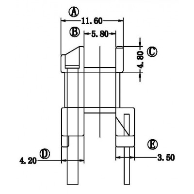 EE-1903/EE-19卧式(2+2PIN)