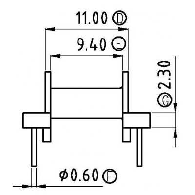 EFD-1504/EFD-15卧式(4+4PIN)