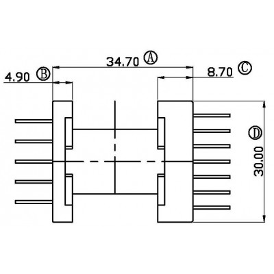 EFD-3001/EFD-30卧式(5+7PIN)