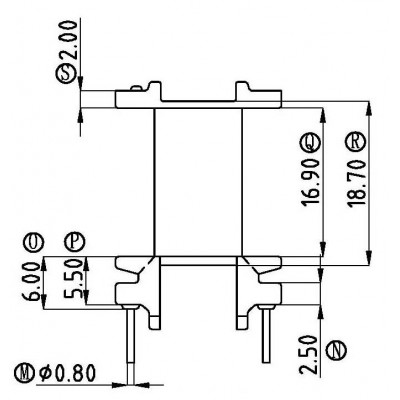 ER-2005-1/ER-20立式(6+6PIN)