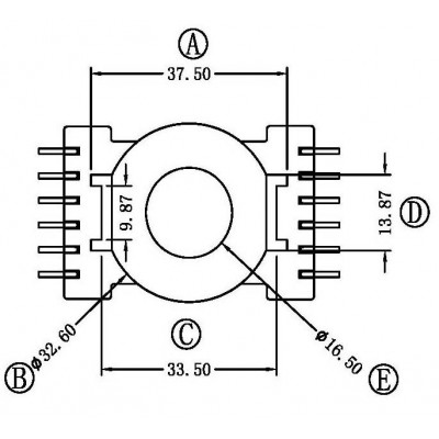 POT-4018/POT-40立式(6+6PIN)