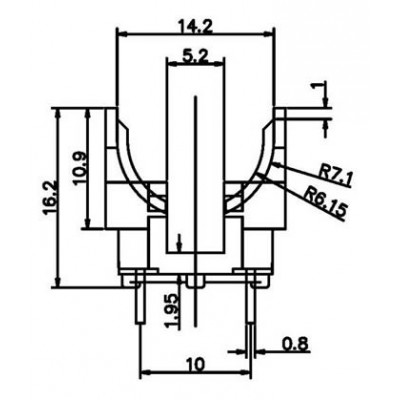 FY-20-1/ET20-1底座(2+2)PIN