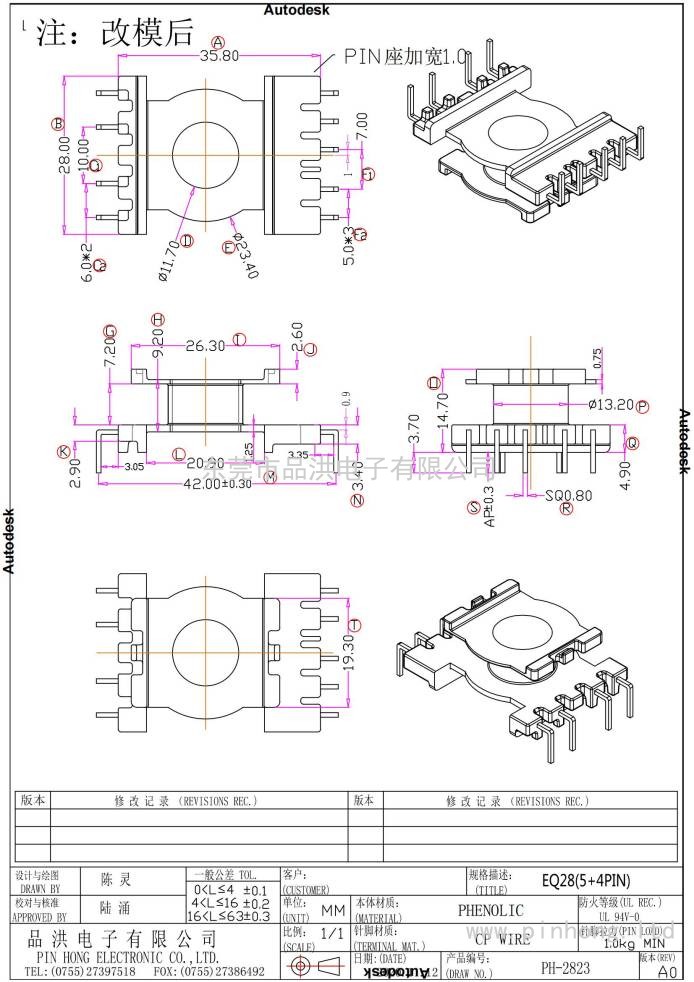 PH-2823/EQ28(5+4P)