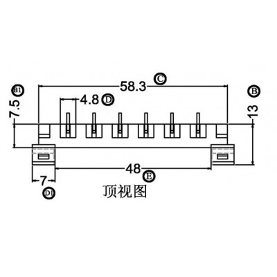 XG-6001骨架/UU-60(12PIN)