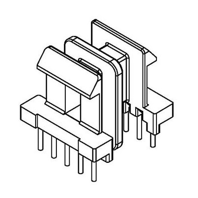 EE-1307/EE-13卧式双槽(5+5PIN)