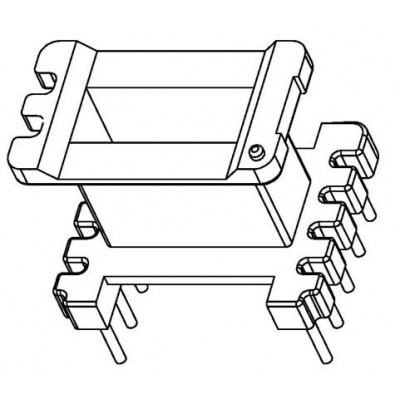 EE-1310/EE-13立式(5+5PIN)磁芯孔加宽