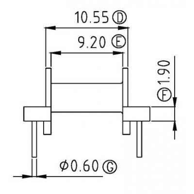 EFD-1504/EFD-15卧式(4+4PIN)