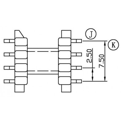 EP-1001/EP-10卧式(4+4PIN)