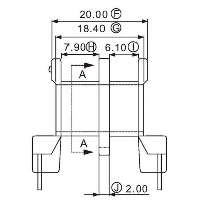 ER-2821/ER-28卧式(6+6PIN)