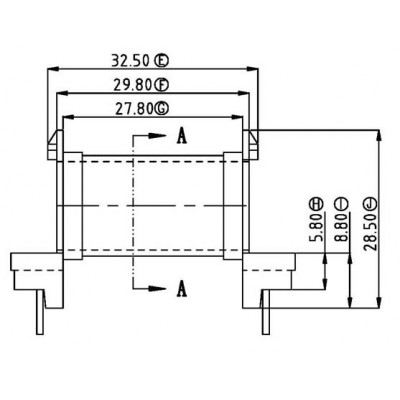 ER-4002/ER-40卧式(8+8PIN)高支点