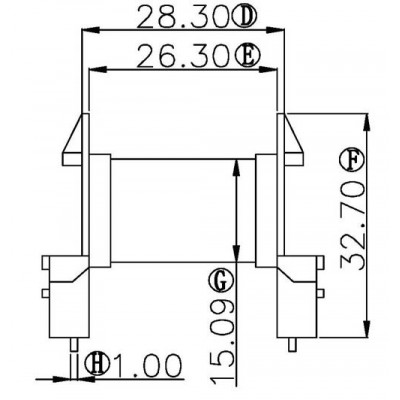 ETD-3902/ETD-39卧式(8+8PIN)