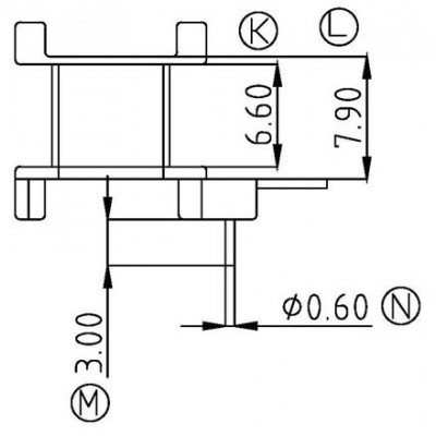 RM-0603/RM-06立式(单边4PIN)