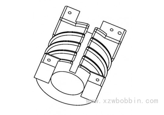 0804-大四槽/大四槽卧式(3+2PIN)图1