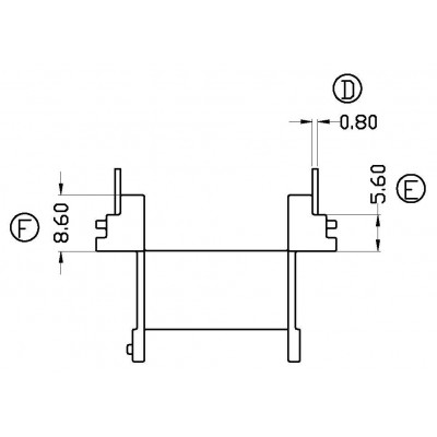 ER-2835/ER-28卧式(6+6PIN)