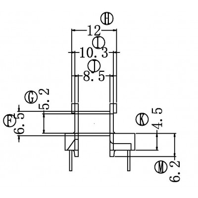 EE-16/EE16卧式(5+5PIN)