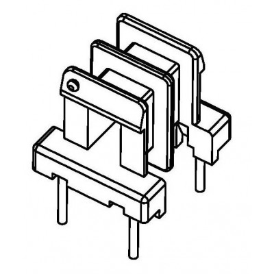 JS-0803/EE8.3卧式双槽(2+2PIN)