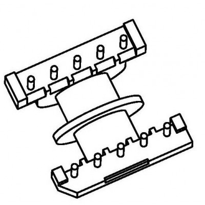 JS-1305/EP13卧式双槽(5+5PIN)