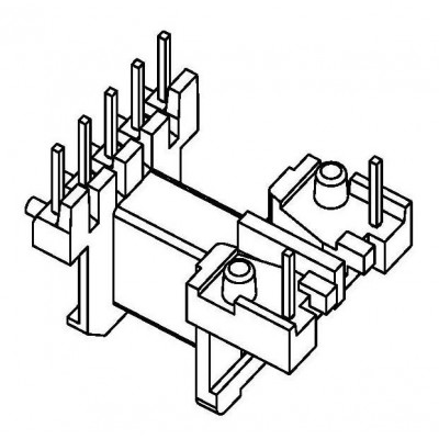 JS-1308-1/EE13卧式(5+2PIN)