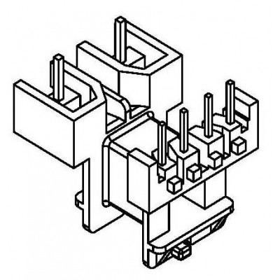 JS-1707/EE17卧式(4+2PIN)