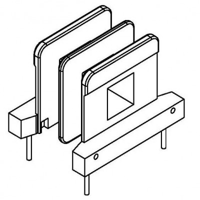 JS-2511/EE25卧式双槽(4PIN)