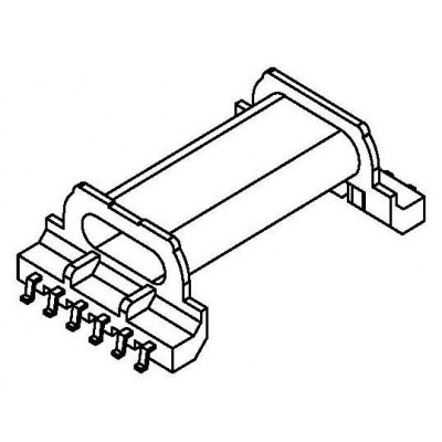JS-2515/EPC25.5臥式貼片(6+6PIN)