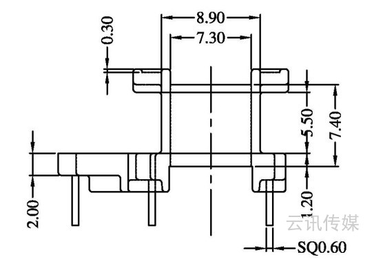 FY-1302/EF13⽴式加宽(3+2+2)PIN