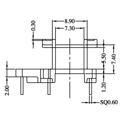 FY-1302/EF13⽴式加宽(3+2+2)PIN