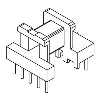 CQ-EE-1608-1/EE-16卧式(5+5PIN)