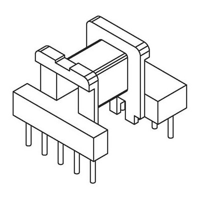 CQ-EE-1608-2/EE-16卧式(5+5PIN)